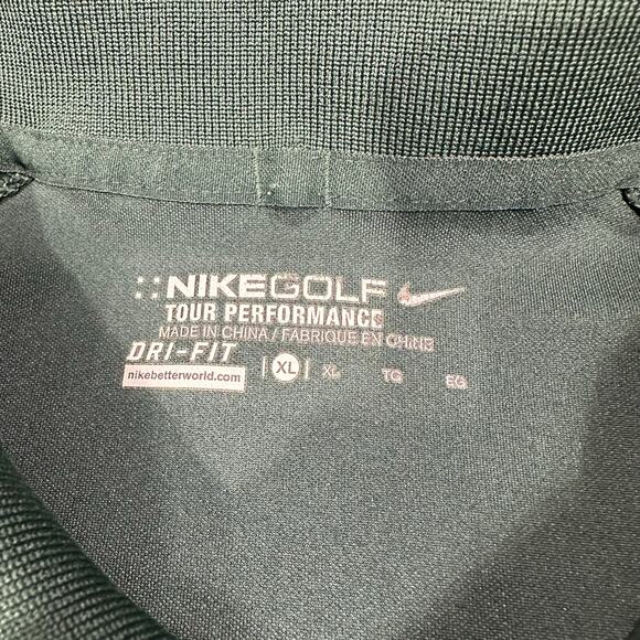 Nike Golf Tour Performance Dri-Fit Green Short Sleeve Polo Shirt Men’s Size XL - Picture 3 of 7